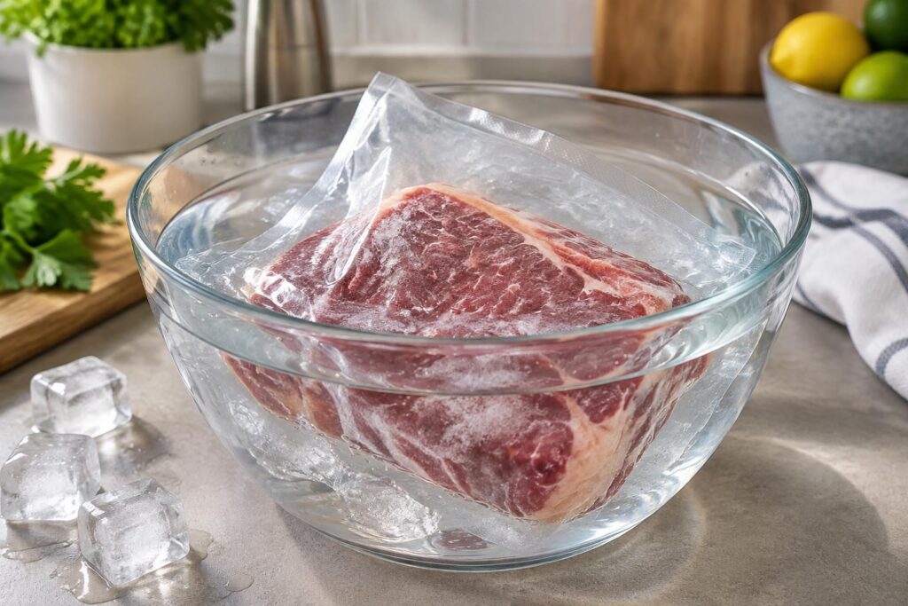 découvrez comment décongeler rapidement de la viande sans la cuire, grâce à des méthodes simples et sûres comme l’eau froide ou le micro-ondes.