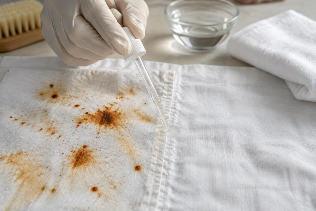 découvrez des astuces efficaces pour enlever les taches de rouille sur vos tissus sans les abîmer et retrouver un linge impeccable.
